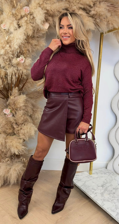 LUREX KOL TOP 924 BORDEAUX