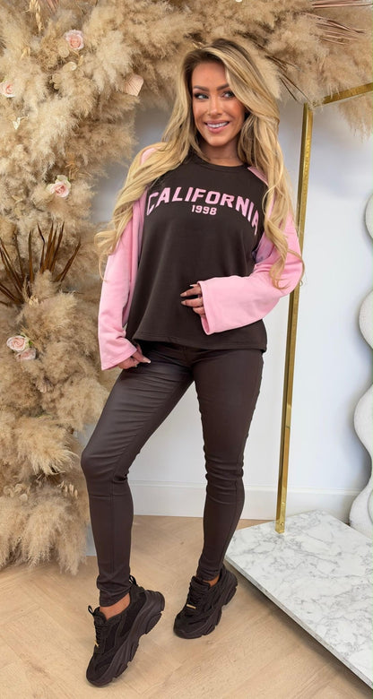 CALIFORNIA 1998 SWEAT PINK