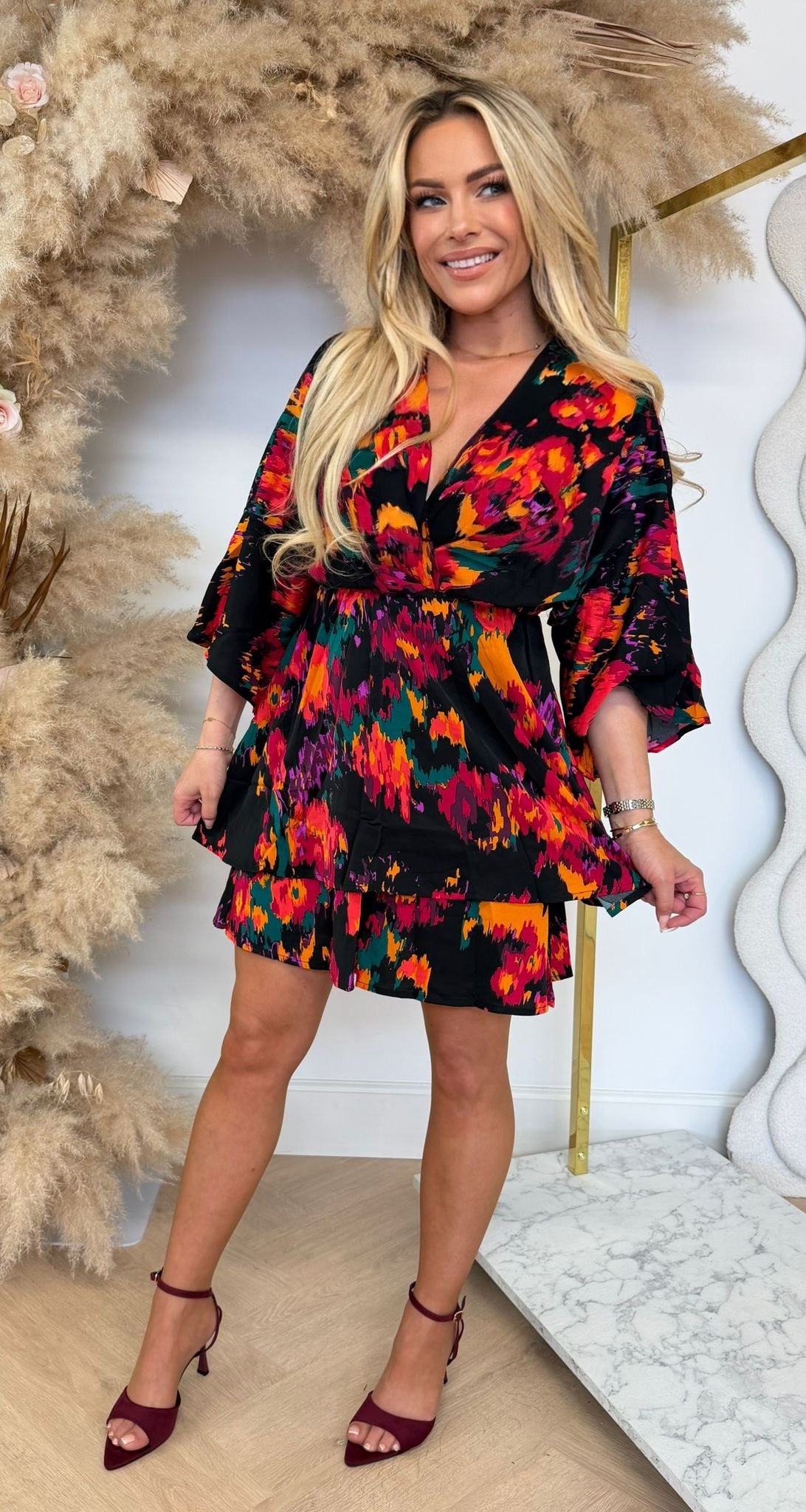 MEXICO DRESS CH297 BLACK