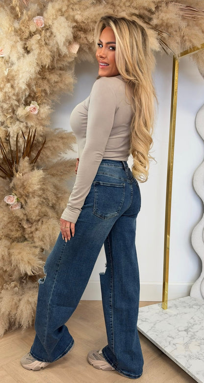 TURTLE BASIC STRETCH TOP 2038 TAUPE