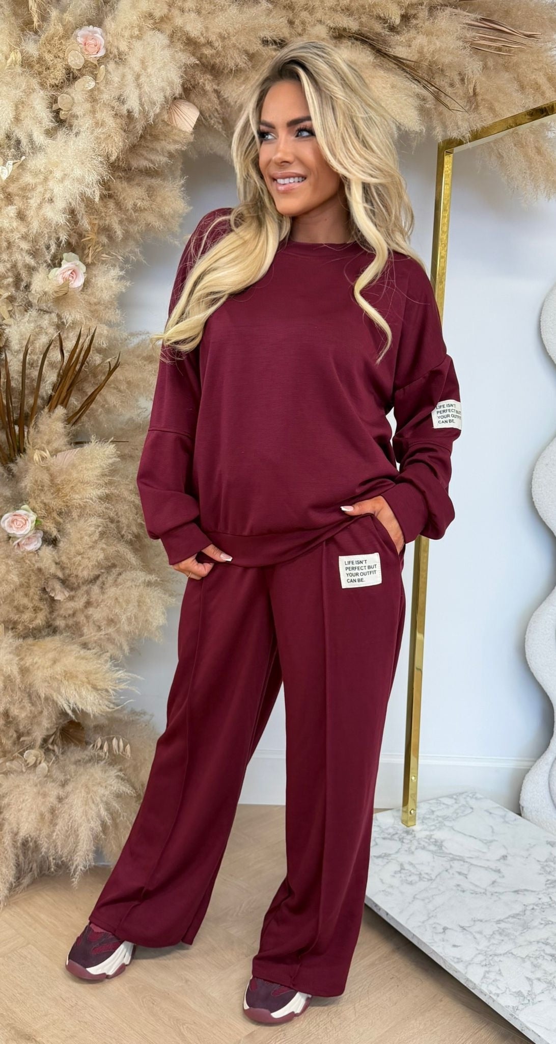 DJUNE PATCH SET BORDEAUX
