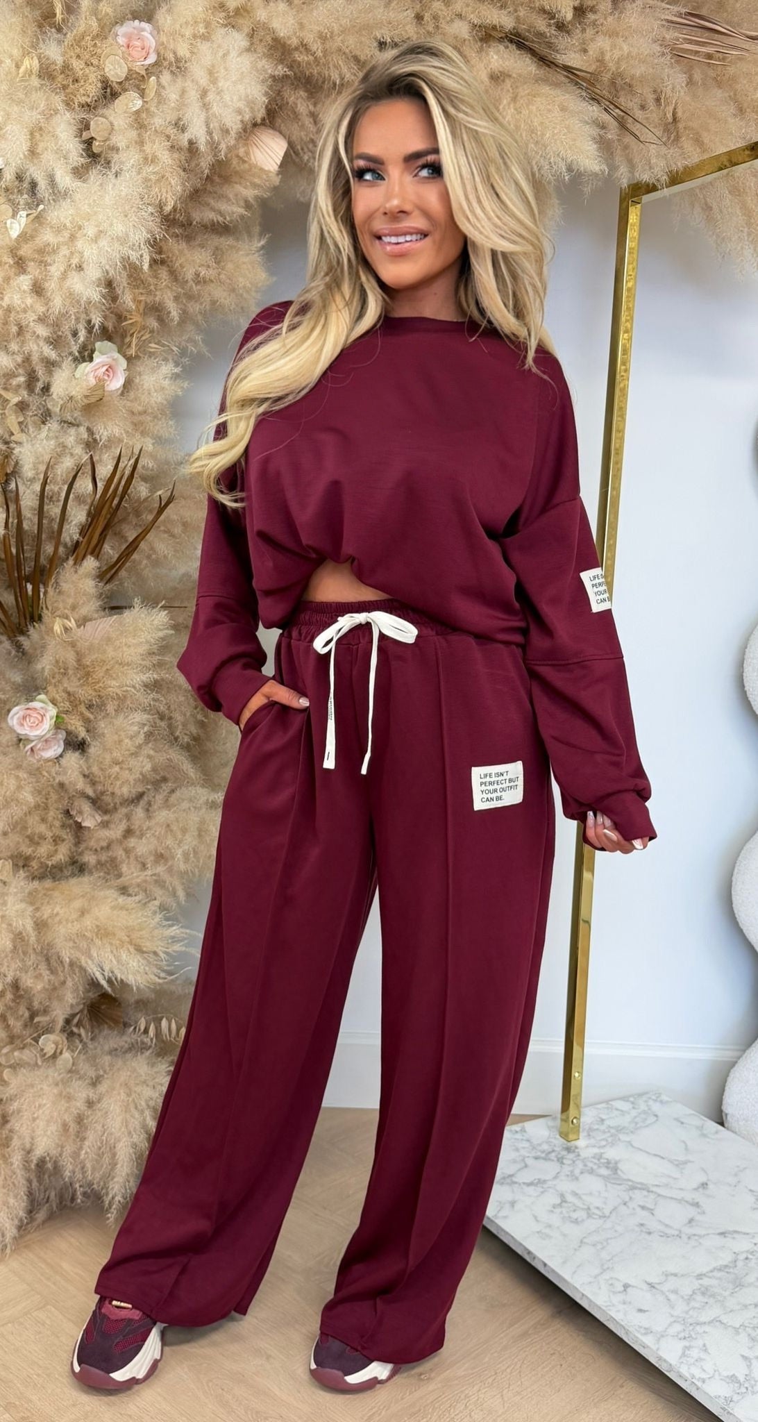 DJUNE PATCH SET BORDEAUX