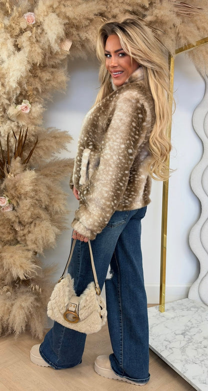 BABY BAMBI ZIP JACKET 9716 APRICOT