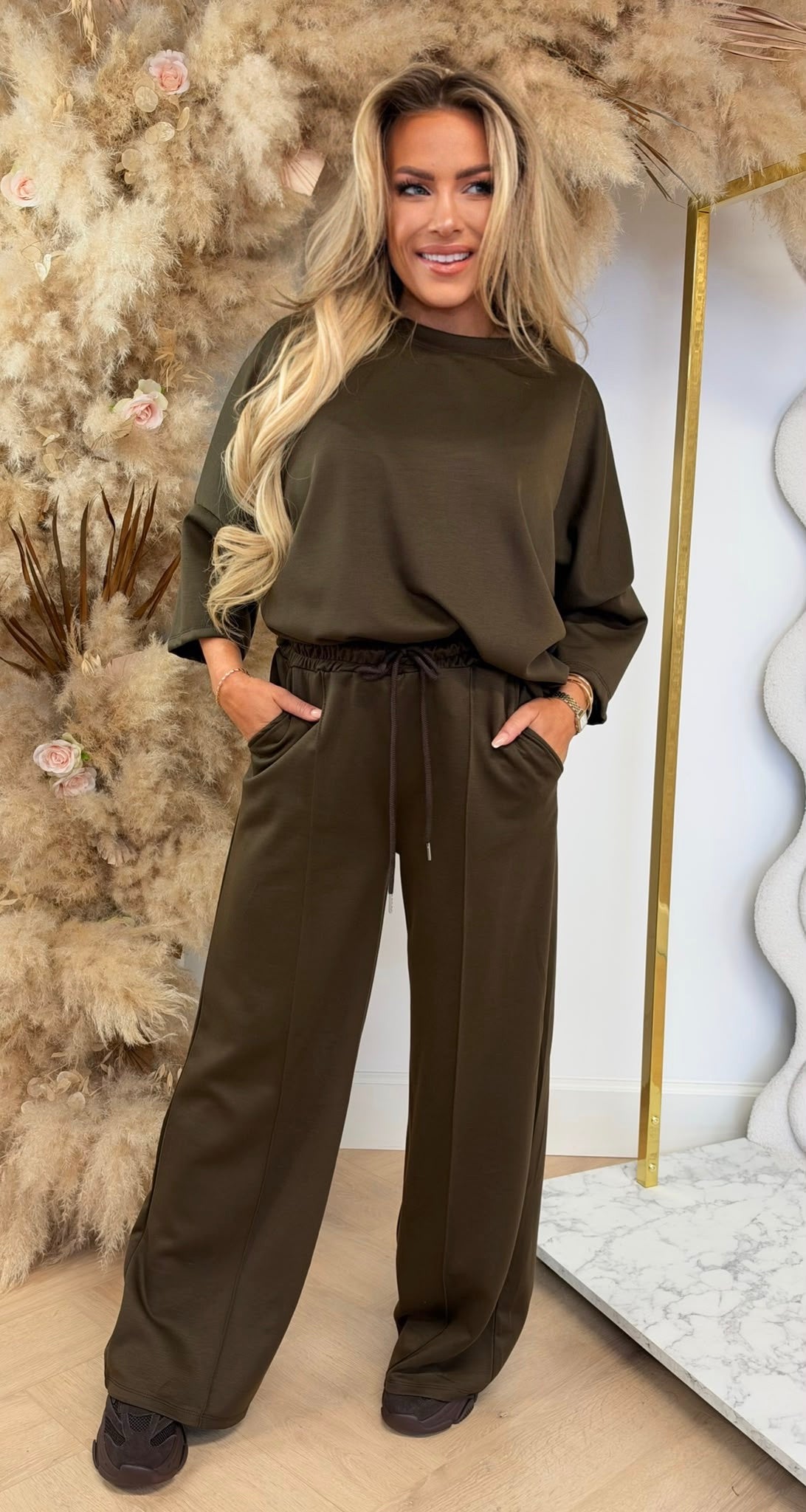 SARAH ZWEITEILIGES SET DUNKELBLAU