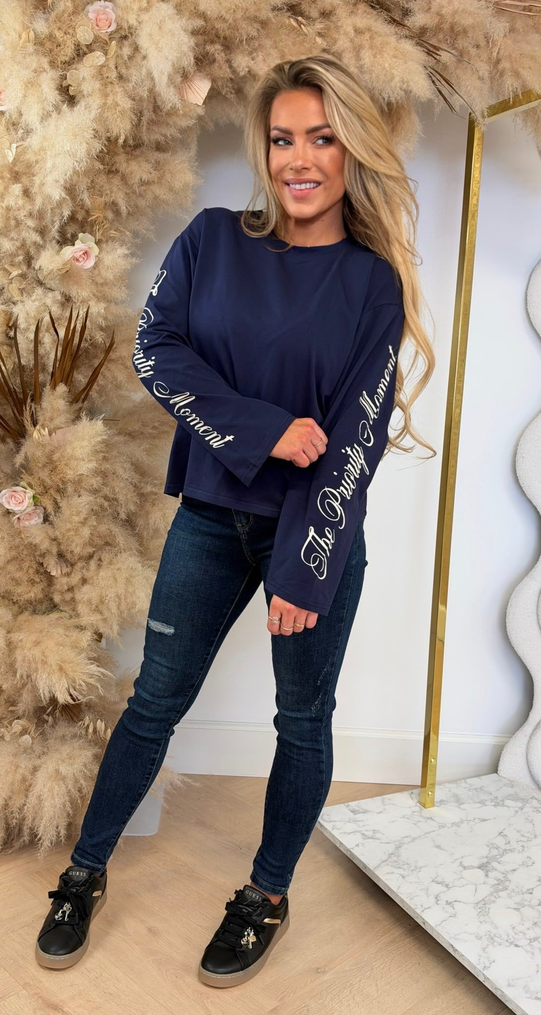 PRIORITY LONGSLEEVE TEE 308 MARINE