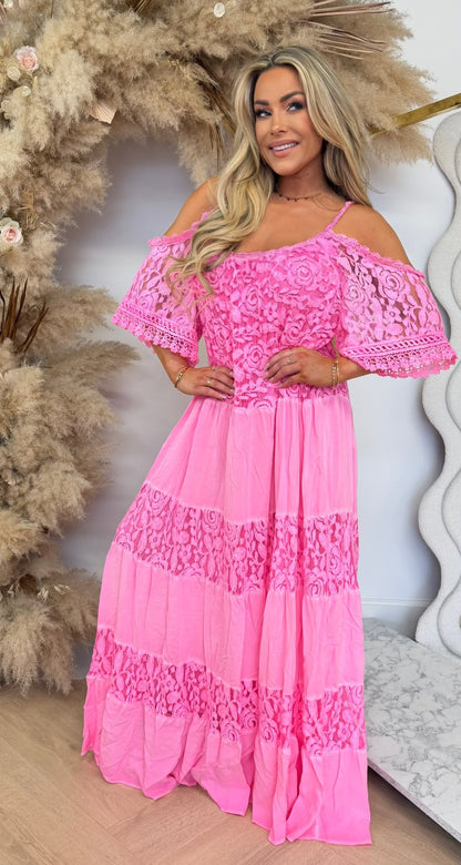 VERA SUMMER DRESS PINK