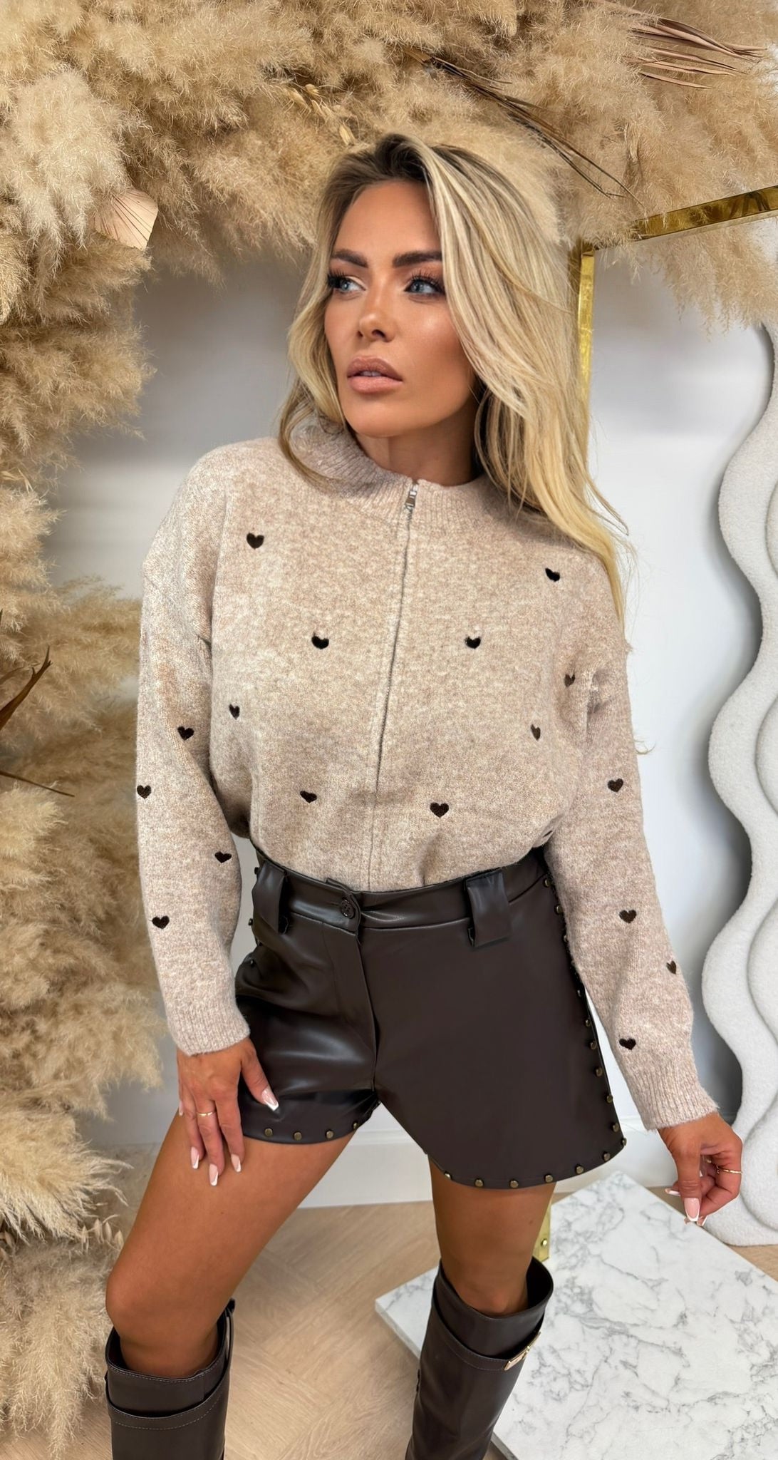 HARTJES VEST 843 BEIGE