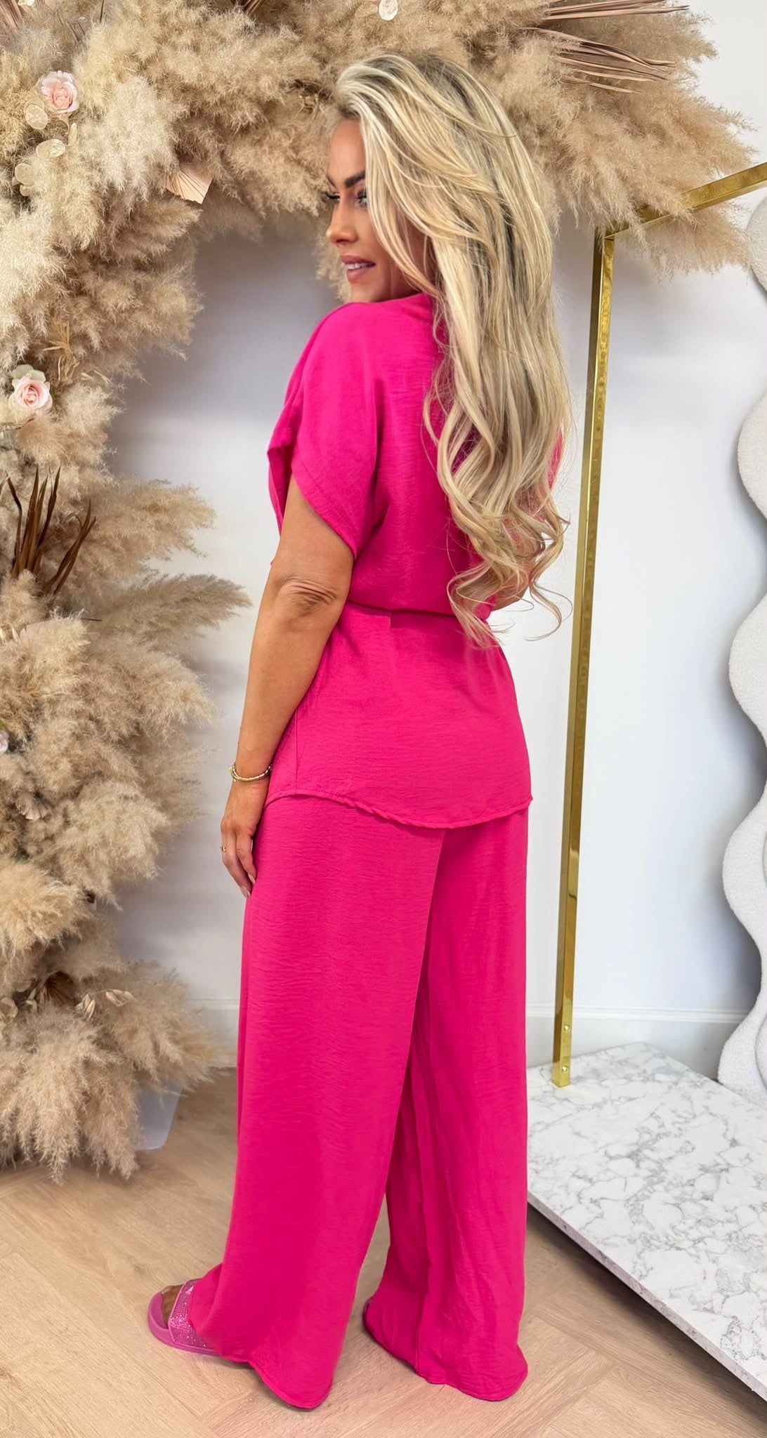 MIRANDA 2 PIECE SET FUCHSIA