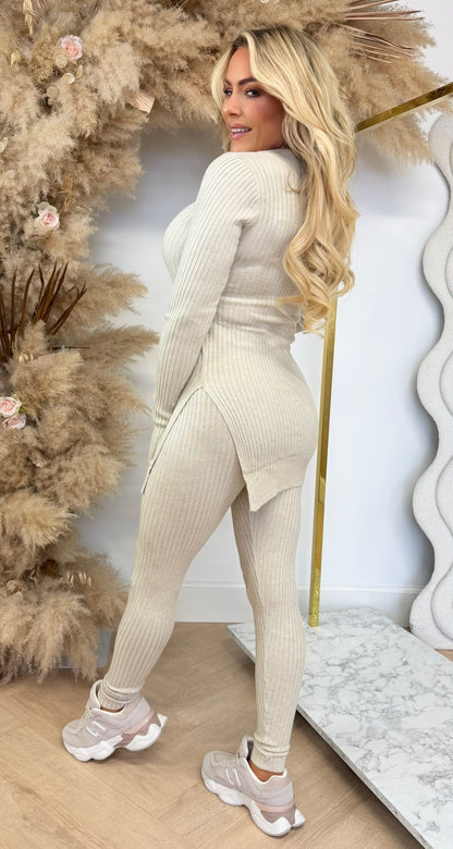 BESTSELLER COMFY RIB ANFUG 9816 TAUPE