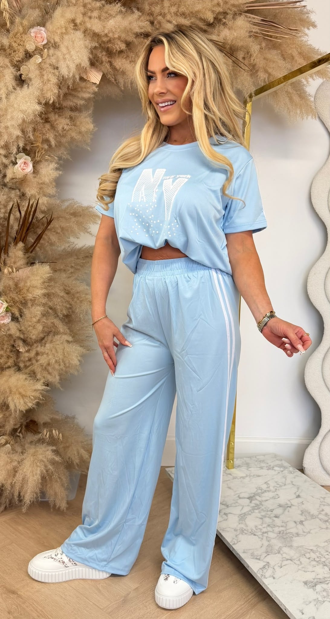 SPORTY NY TWO PIECE 818 ICEBLUE