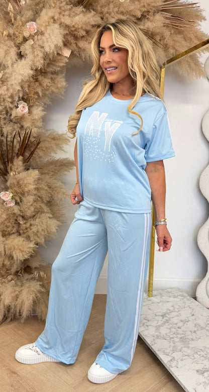 SPORTY NY TWO PIECE 818 ICEBLUE