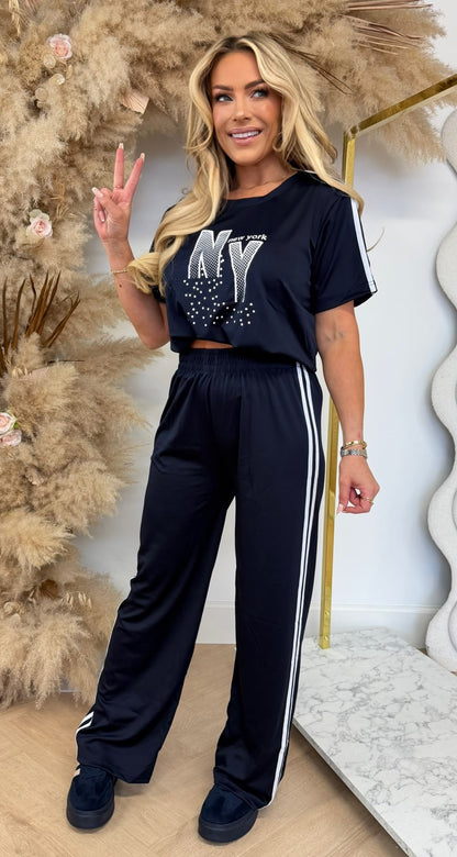 SPORTY NY TWO PIECE 818 NAVY