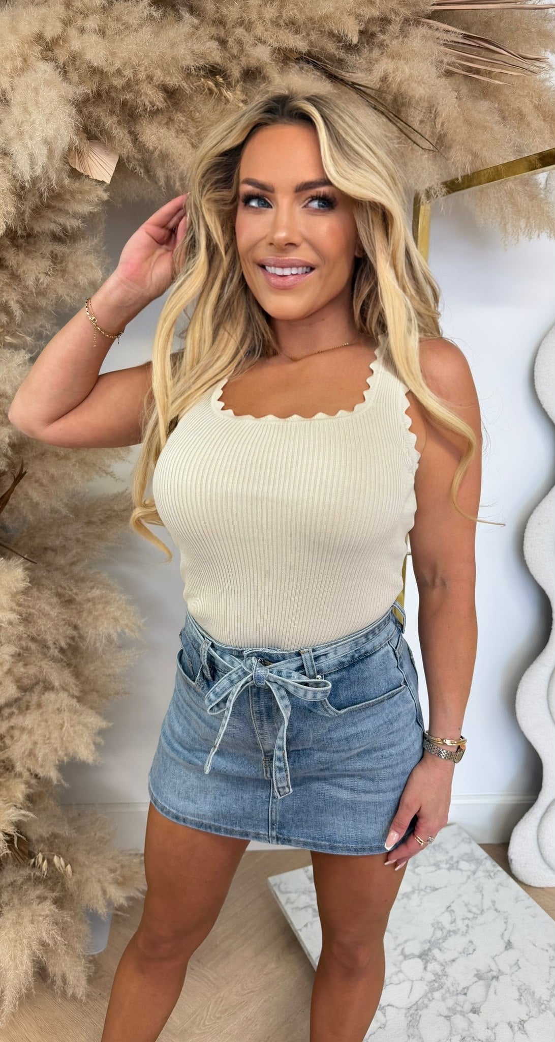 SCHULP BASIC TOPJE 7507 BEIGE