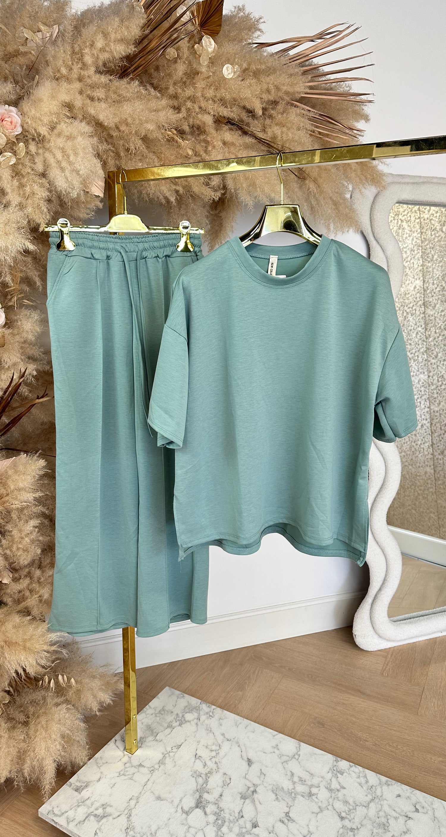 LUCA SPLIT 2 PIECE SET GREEN