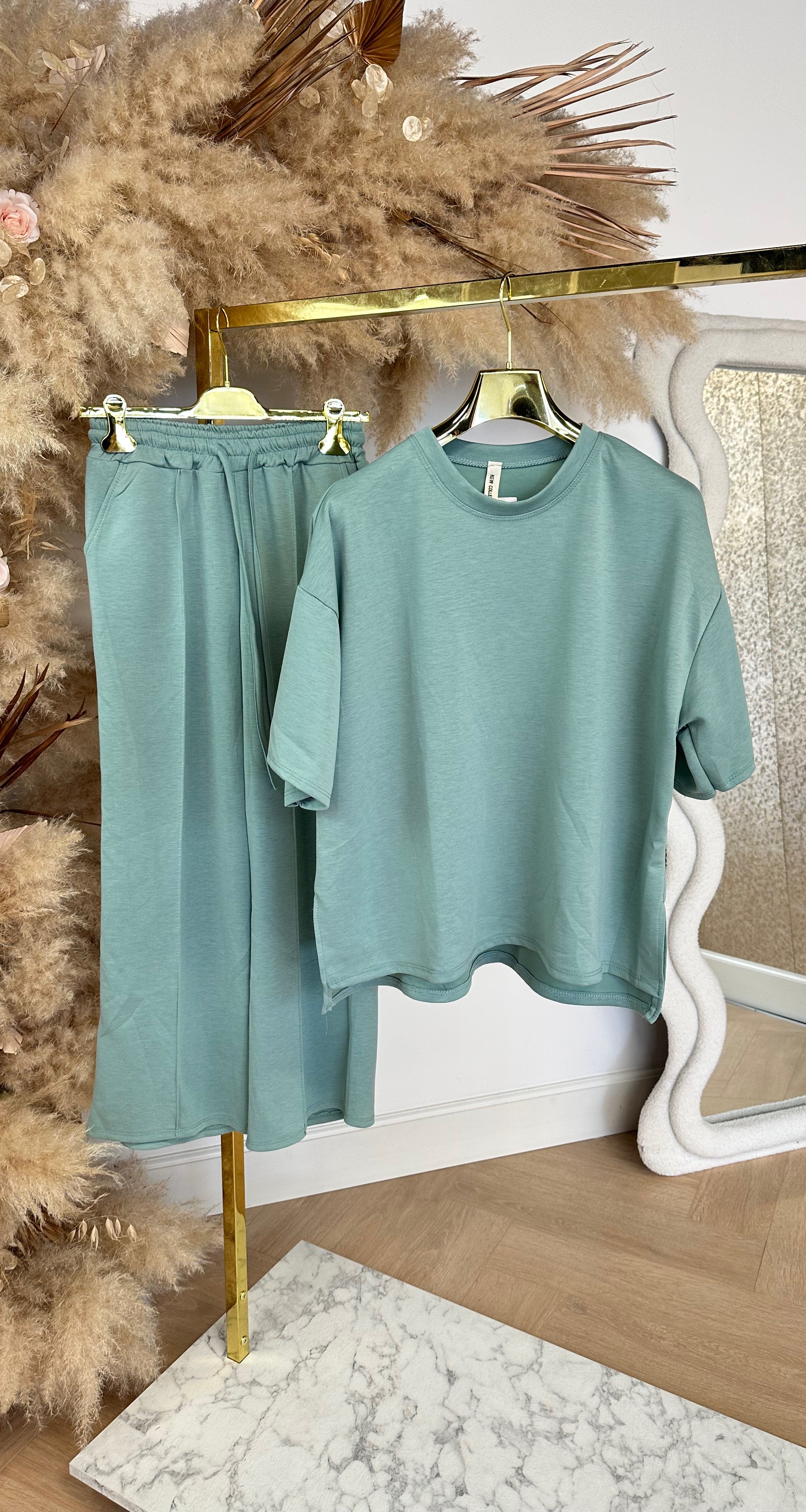 LUCA SPLIT 2 PIECE SET GREEN