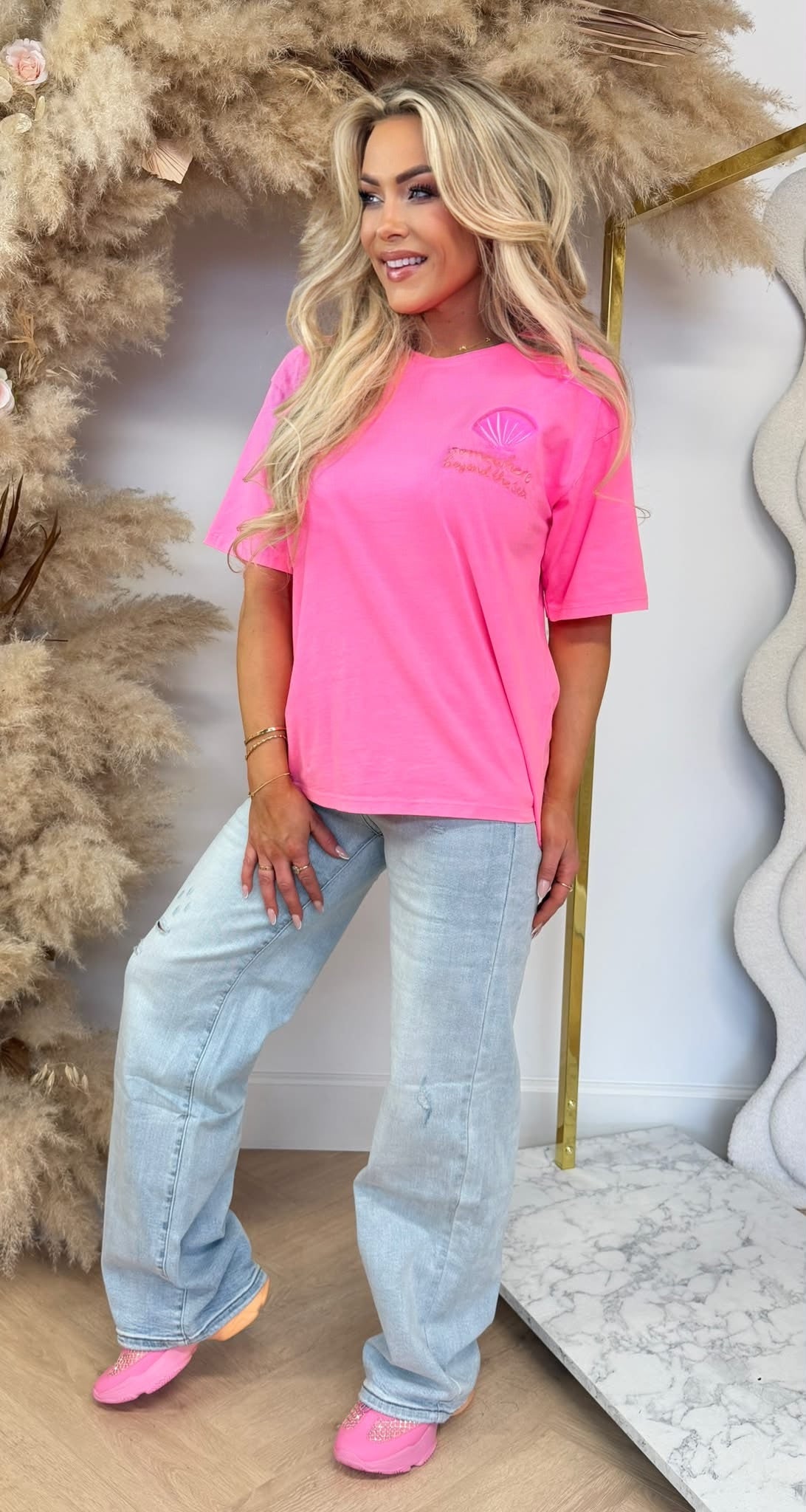 SHELL T-SHIRT 6030-452 NEONPINK