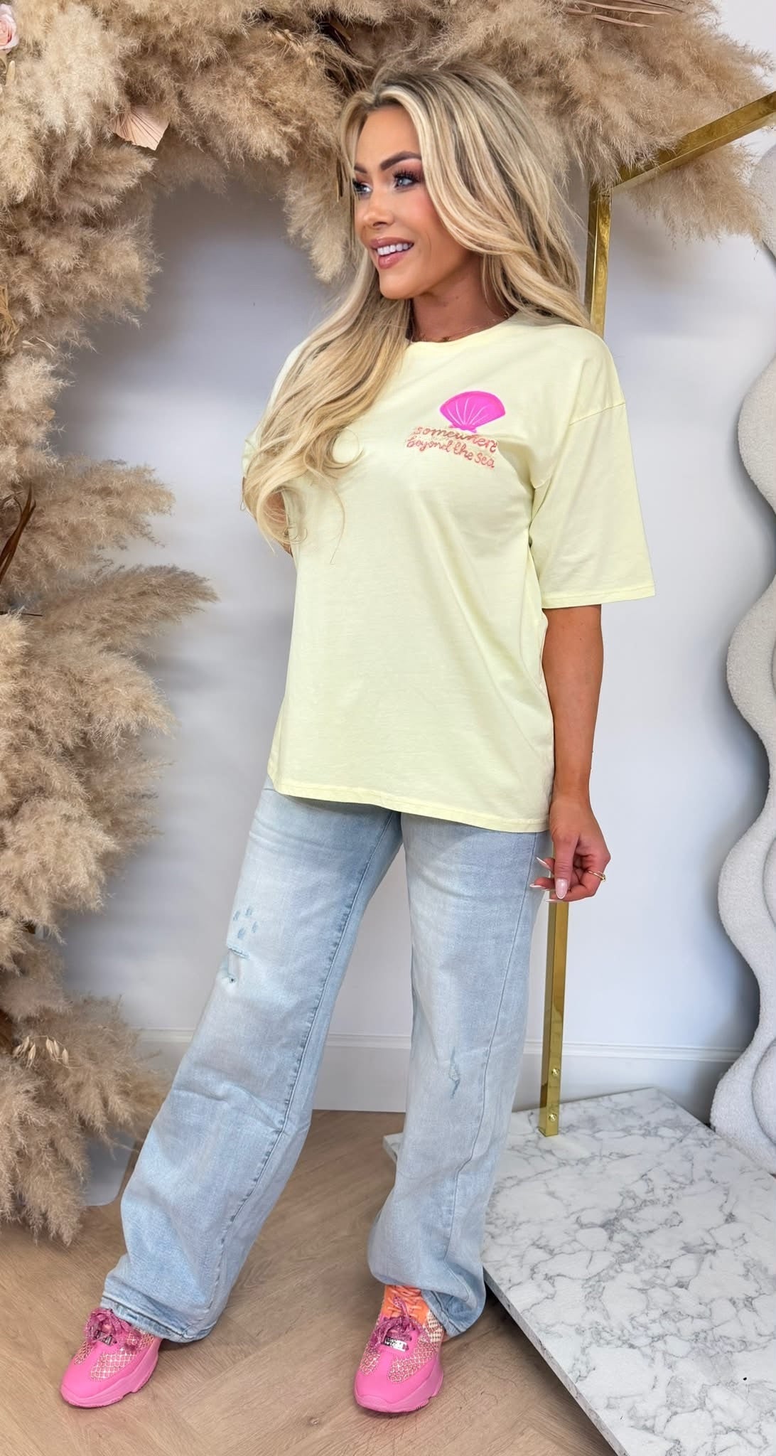 SHELL T-SHIRT 6030-452 YELLOW