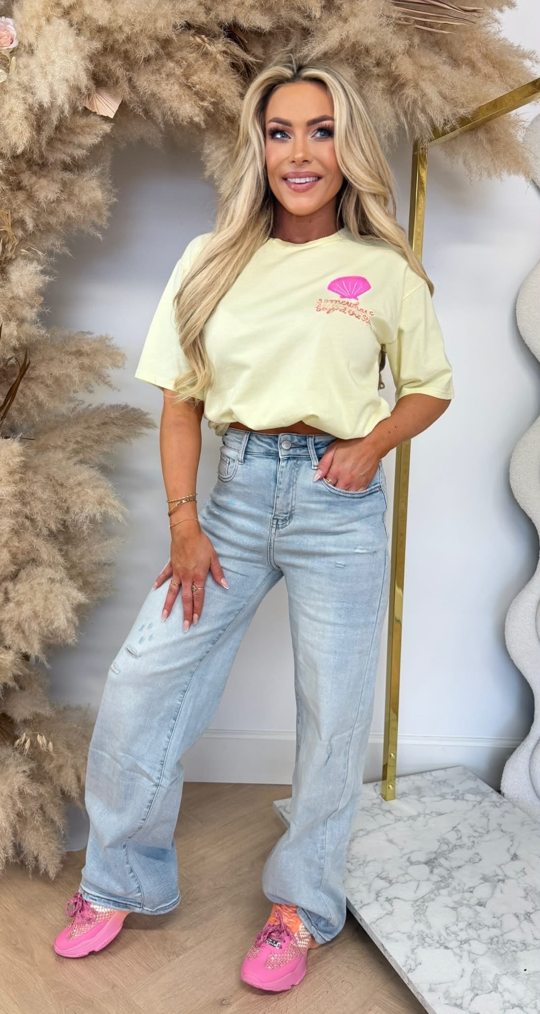 SHELL T-SHIRT 6030-452 YELLOW