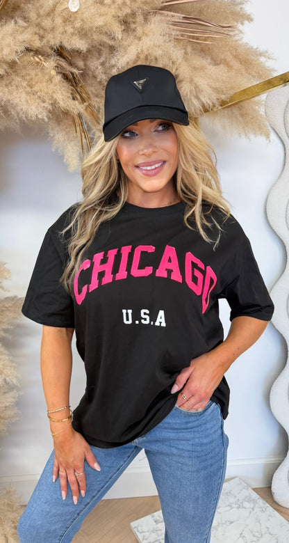 CHICAGO TEE 690002-30 BLACK