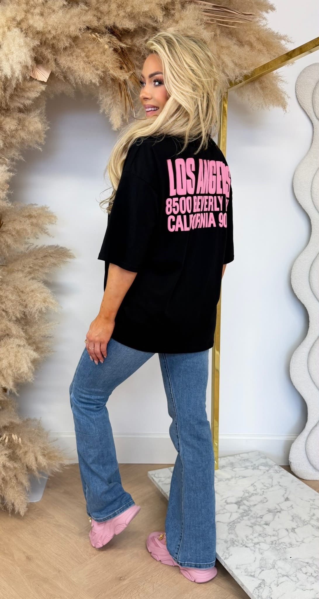 LA BEVERLY TEE 358 BLACK