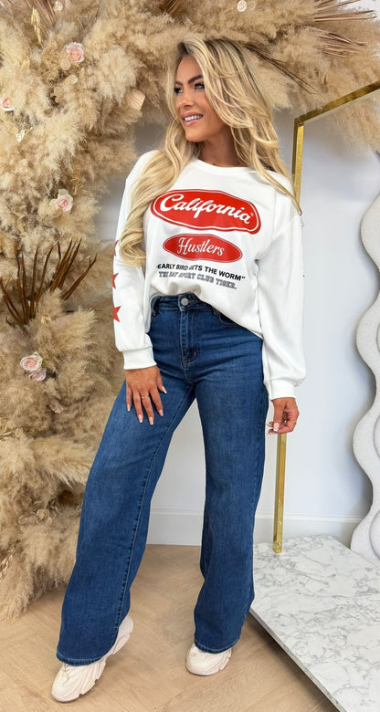STAR CALIFORNIA SWEAT OFFWHITE