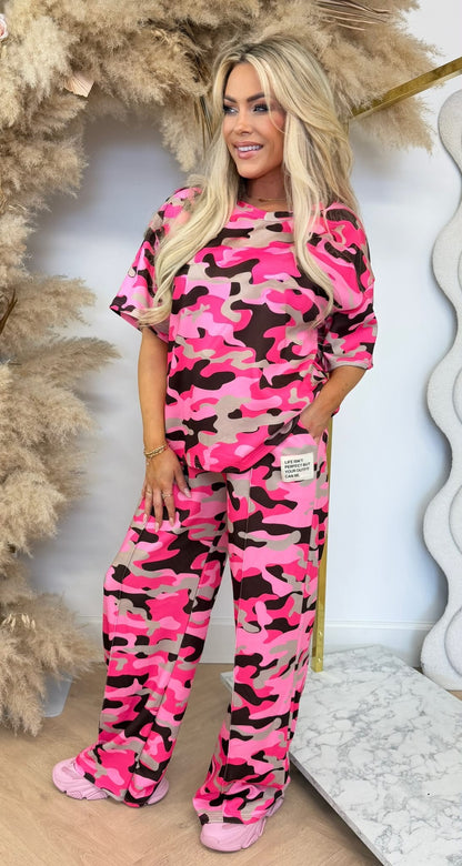 LOUNA ARMY EMBLEEM SET PINK