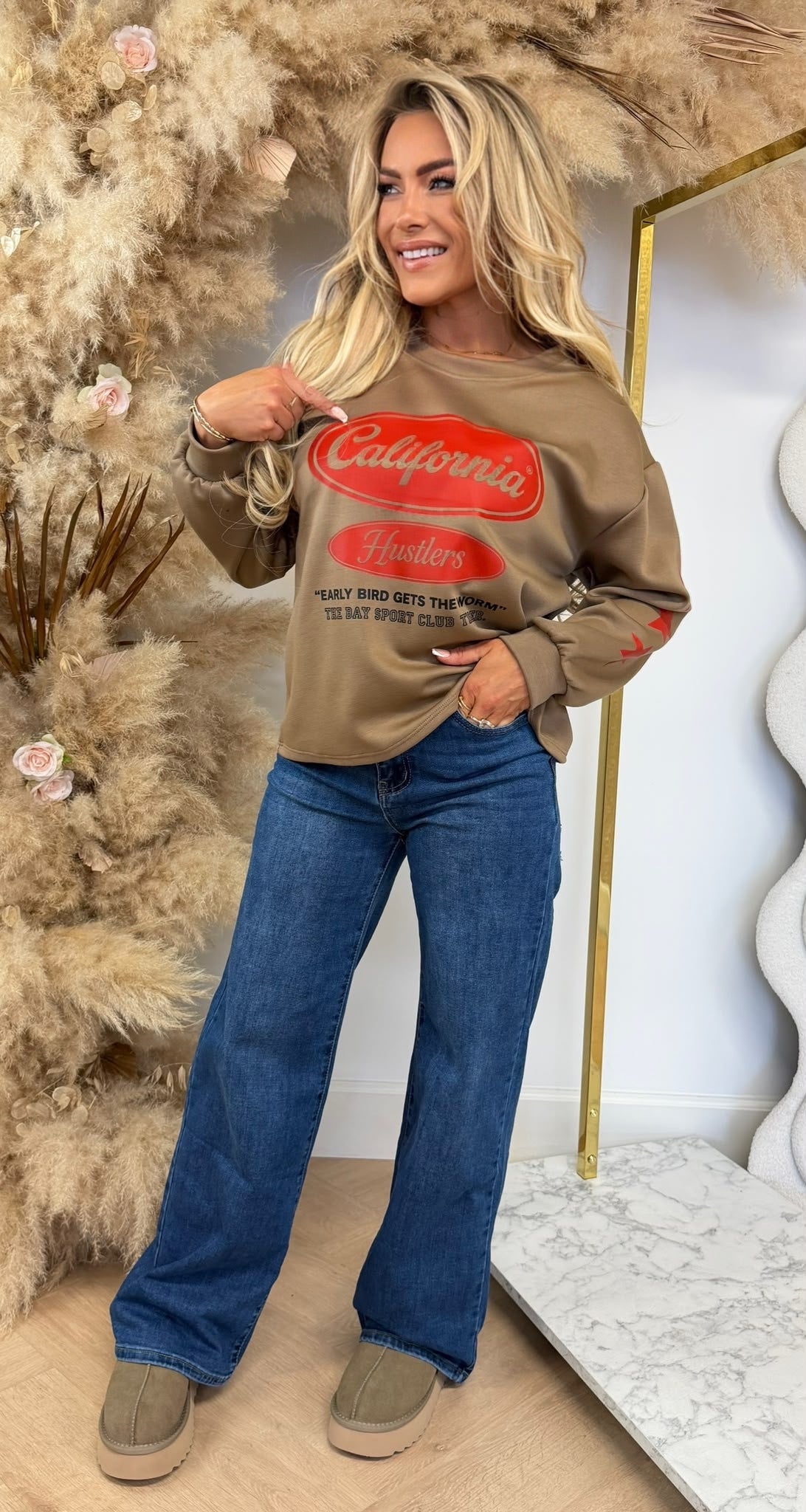 STAR CALIFORNIA SWEAT TAUPE