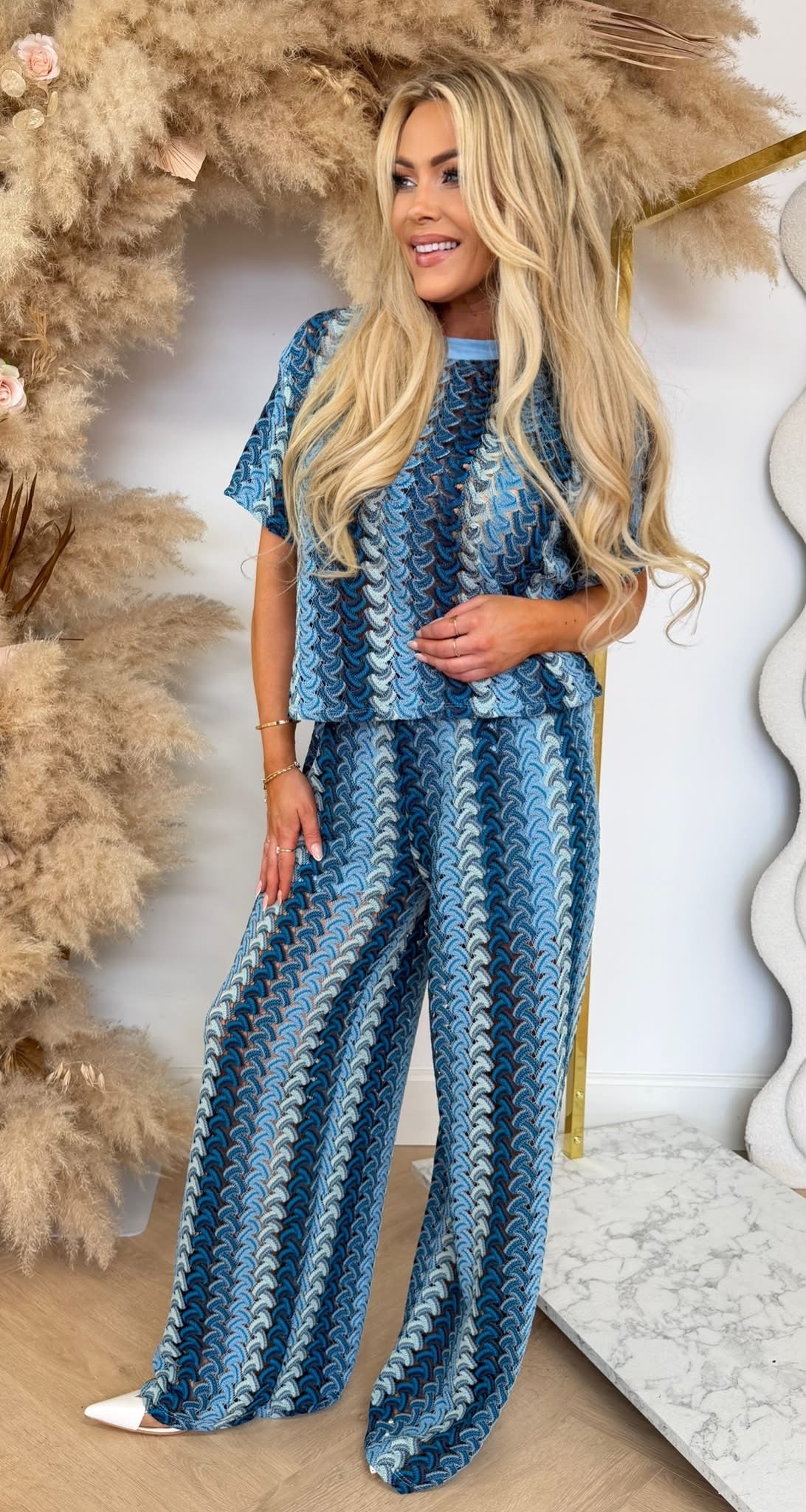 MISSONI PRINT SET BLUE