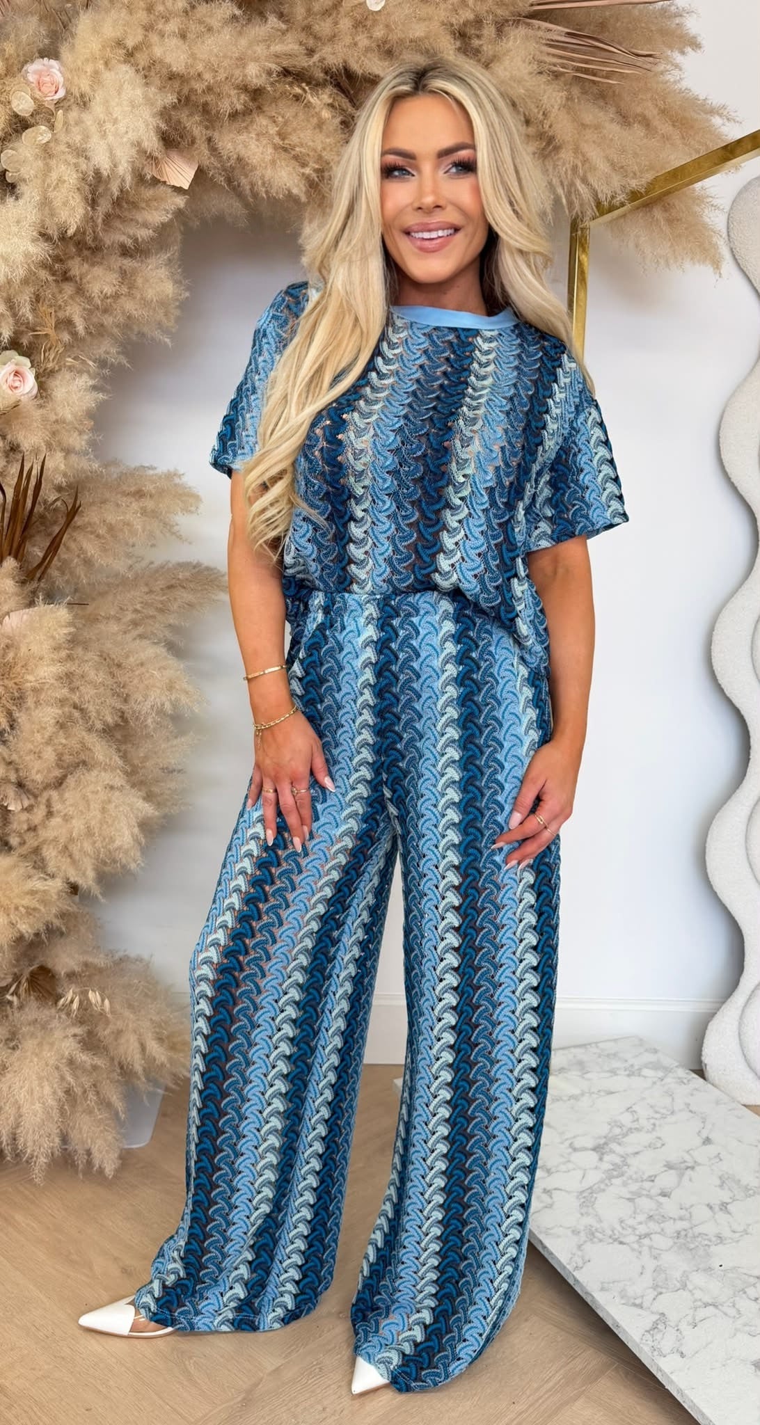MISSONI PRINT SET BLUE