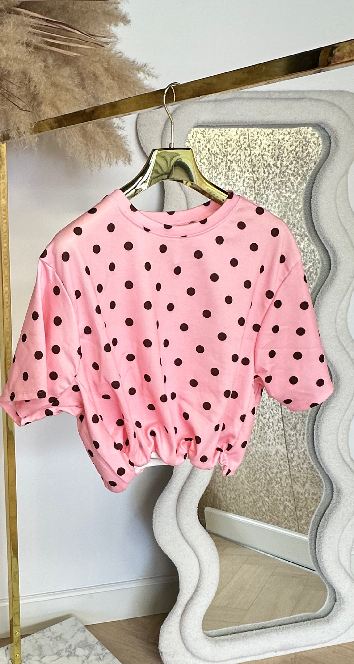 DOTTY TOP PINK