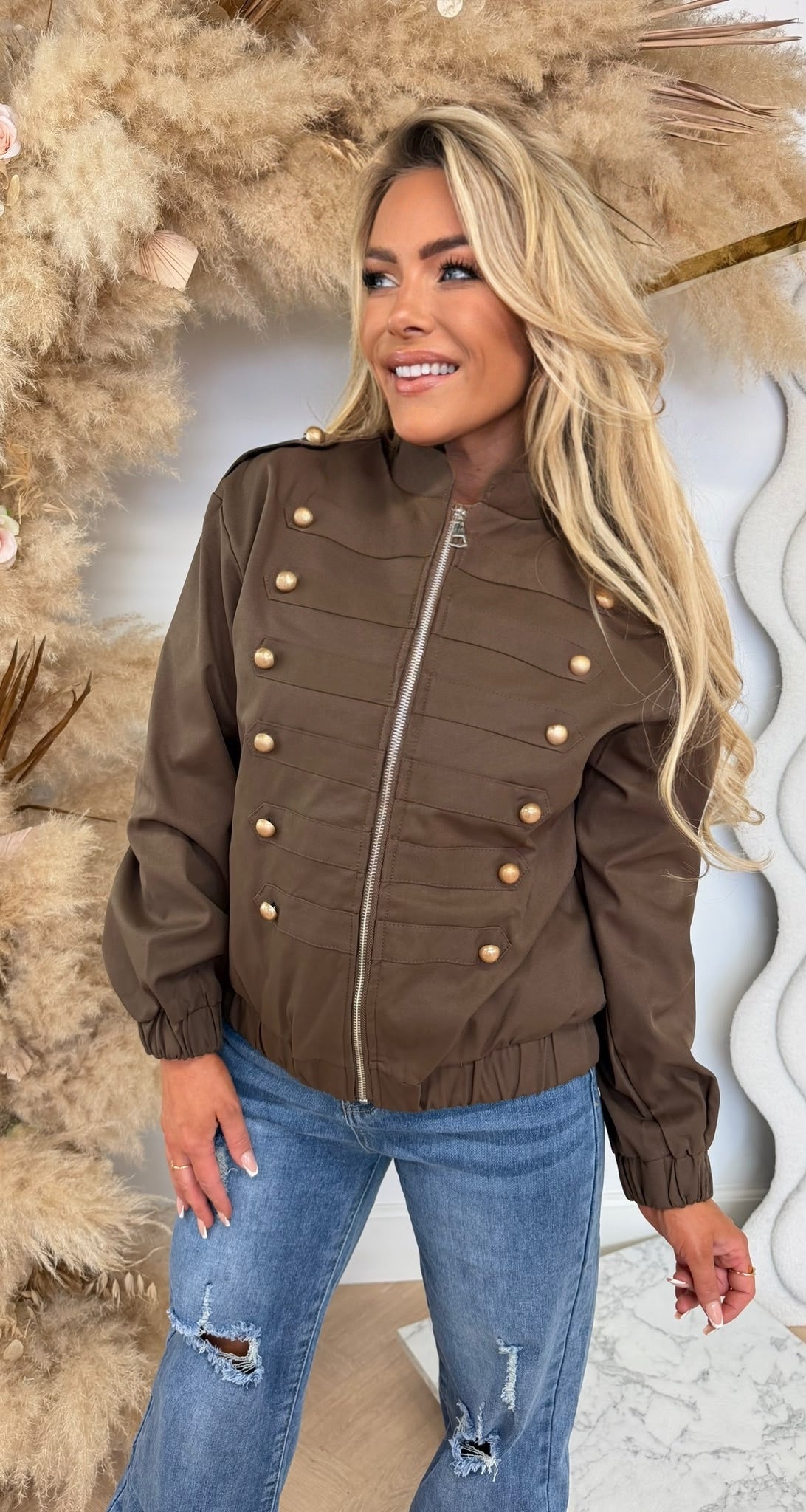BALMAINATION JACKET 8105 CHOCO
