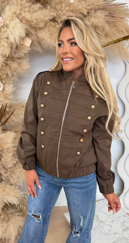 BALMAINATION JACKET 8105 CHOCO