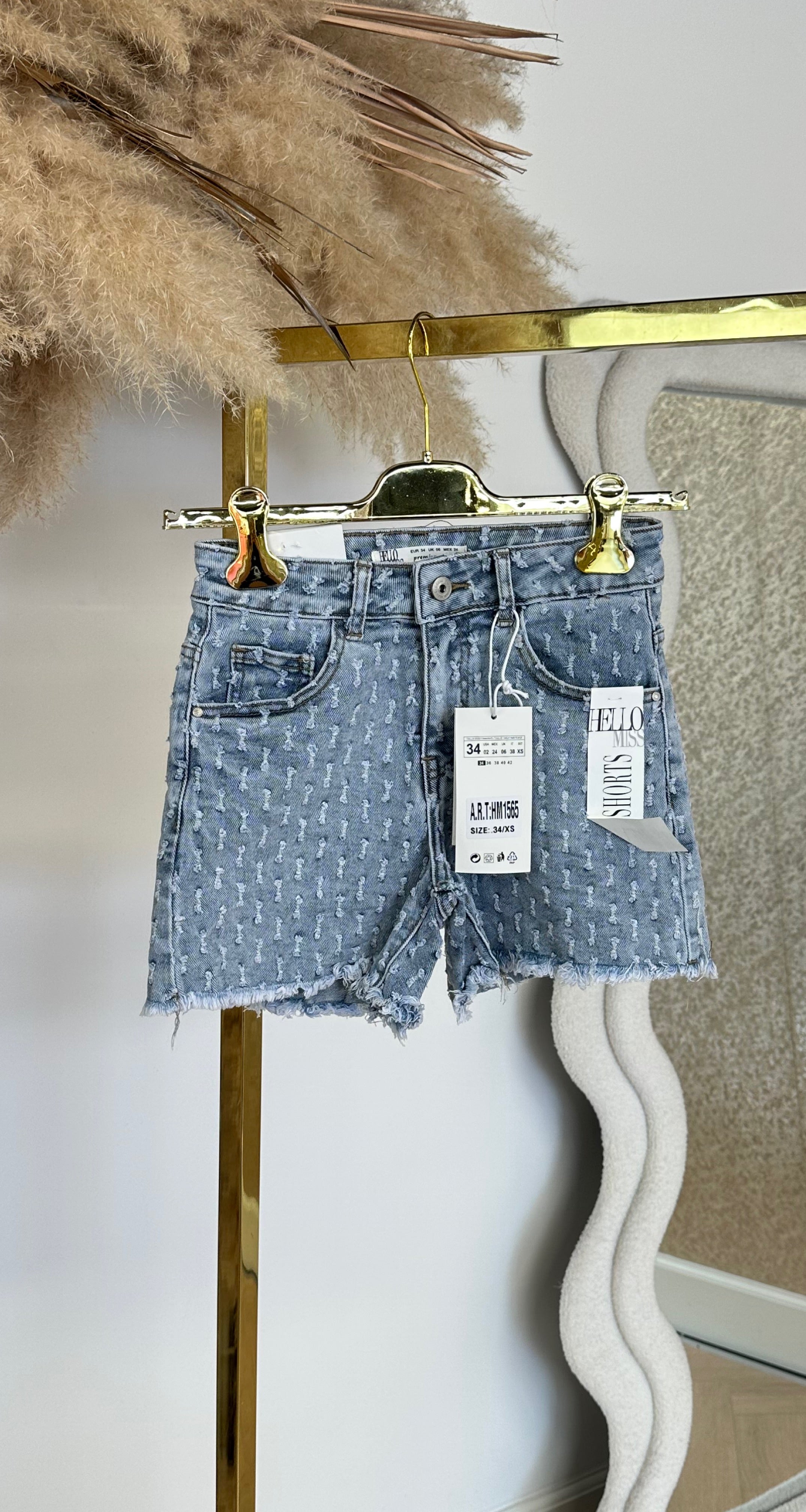 NEW MISS DENIM SHORT 1565 BLUE