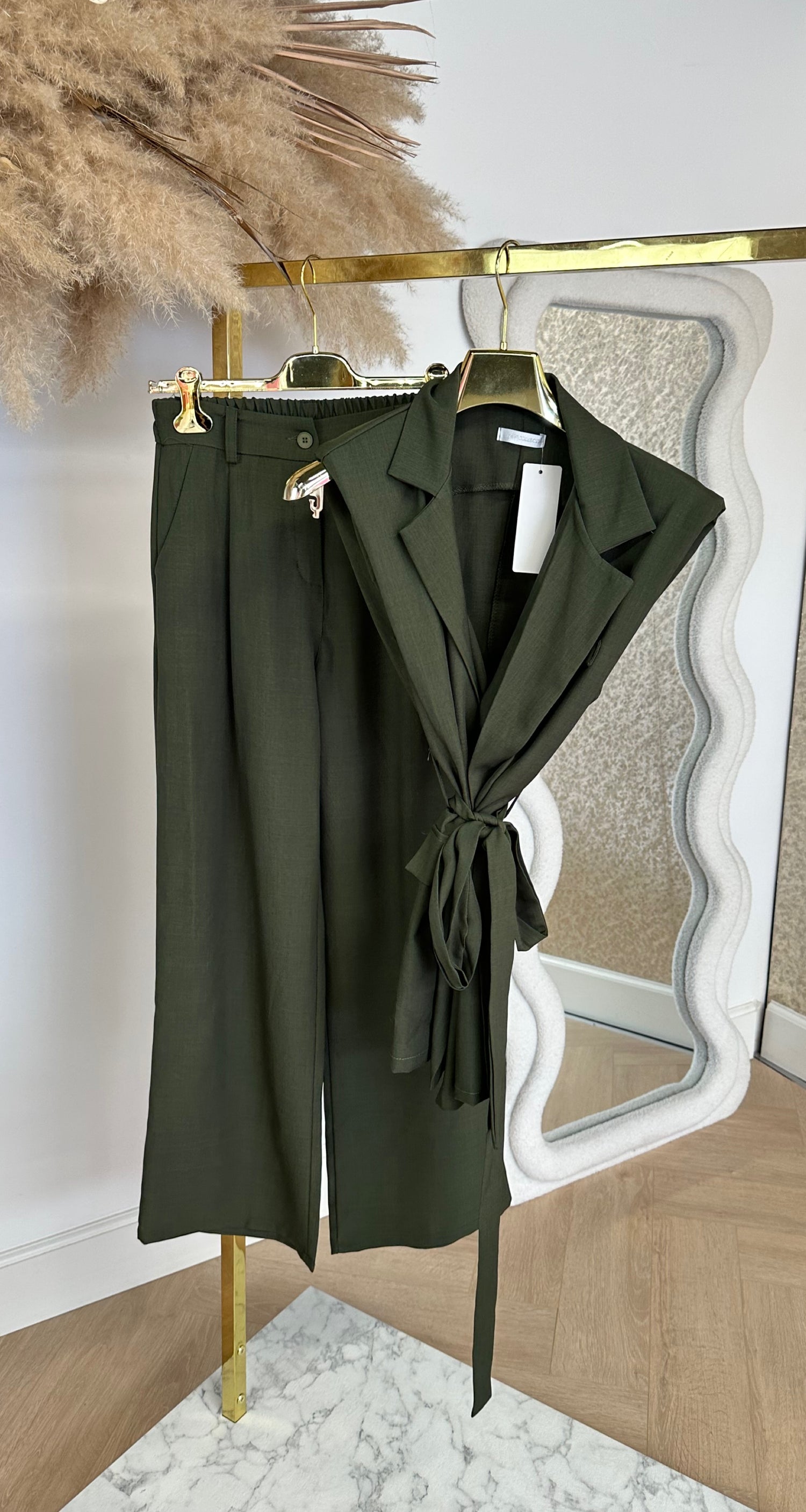GILET SET ARMYGREEN