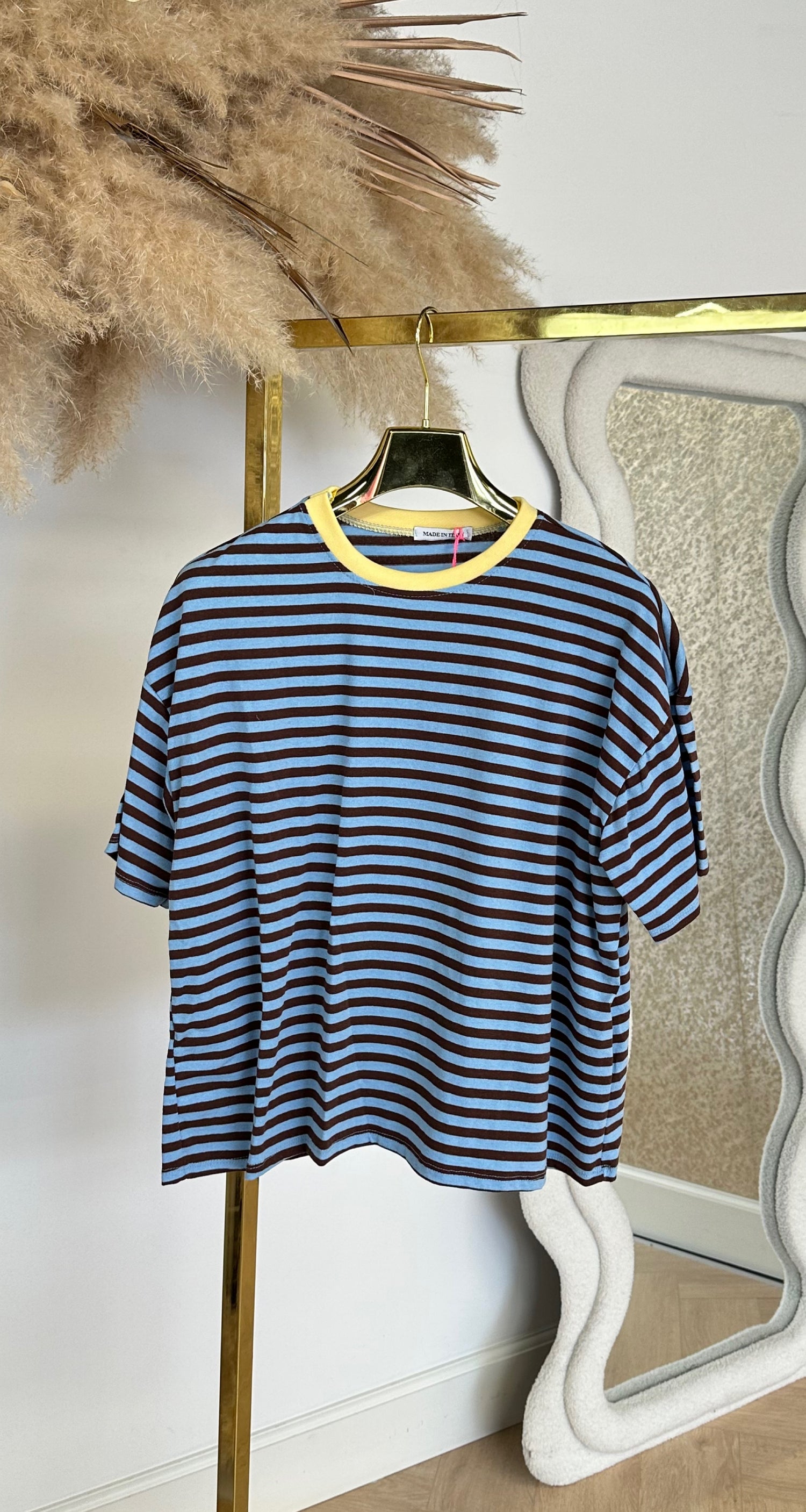 TIMELESS STRIPE TEE BLUE