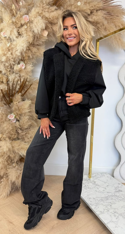 SHEEP GILET BLACK