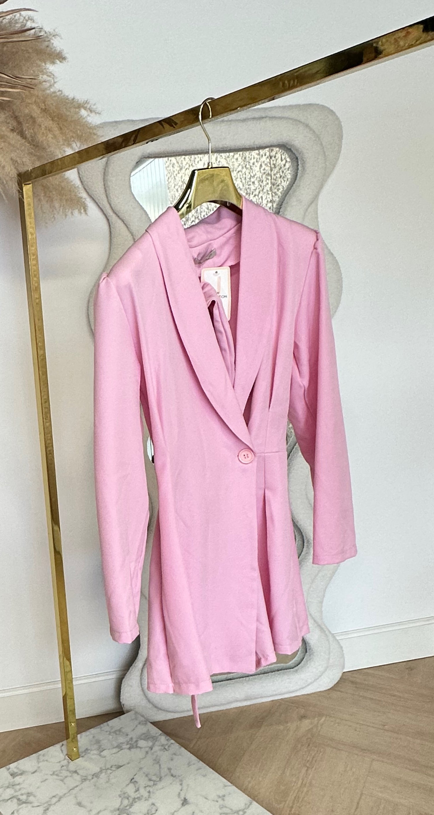 PERFECT BASIC PLAYSUIT PINK