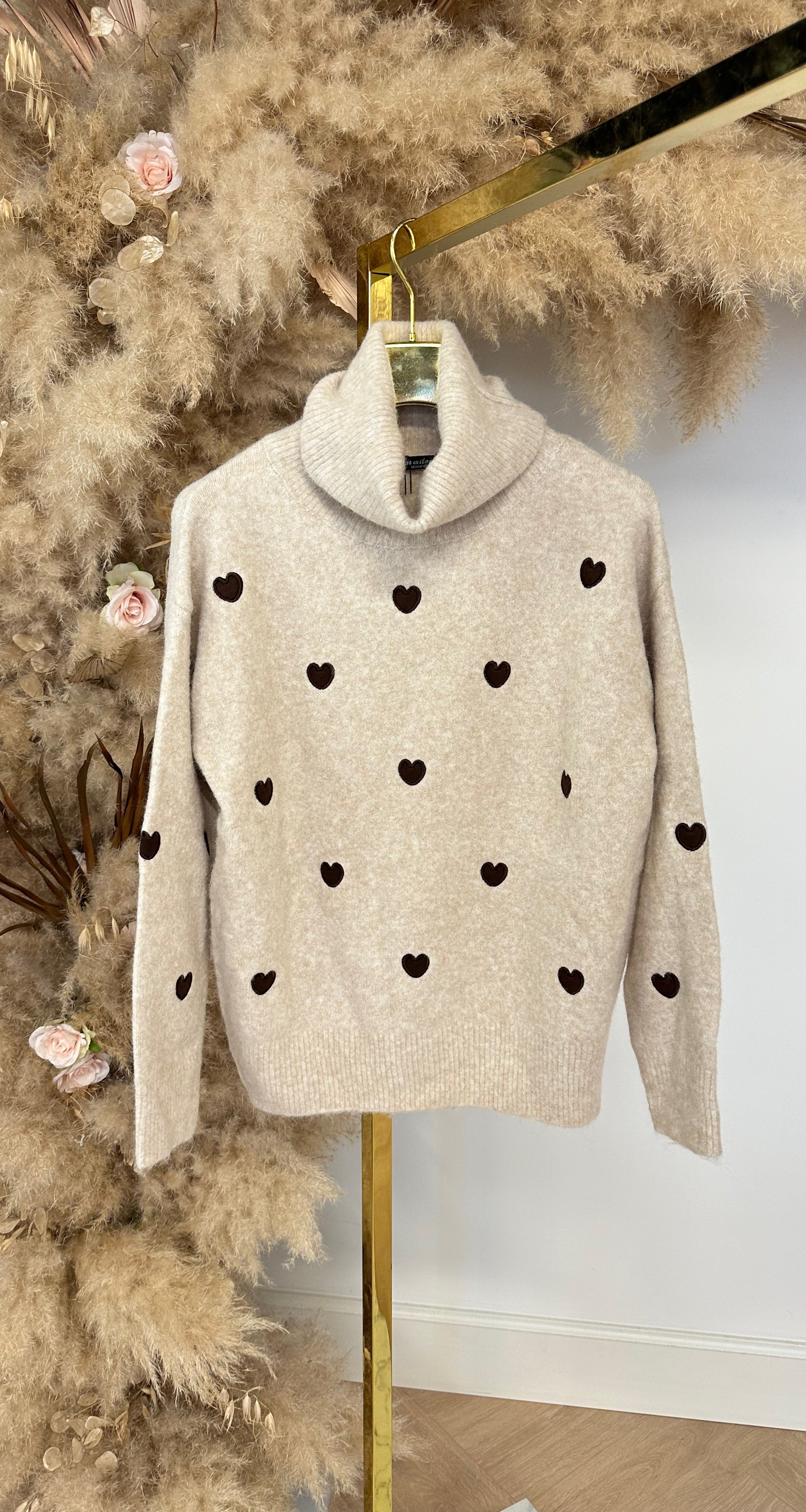 KOL HARTJES SWEAT AM891/3831365 TAUPE