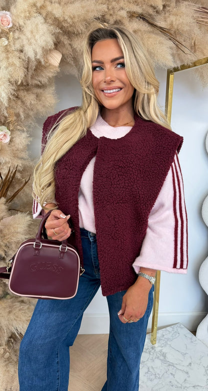 SHEEP GILET BORDEAUX