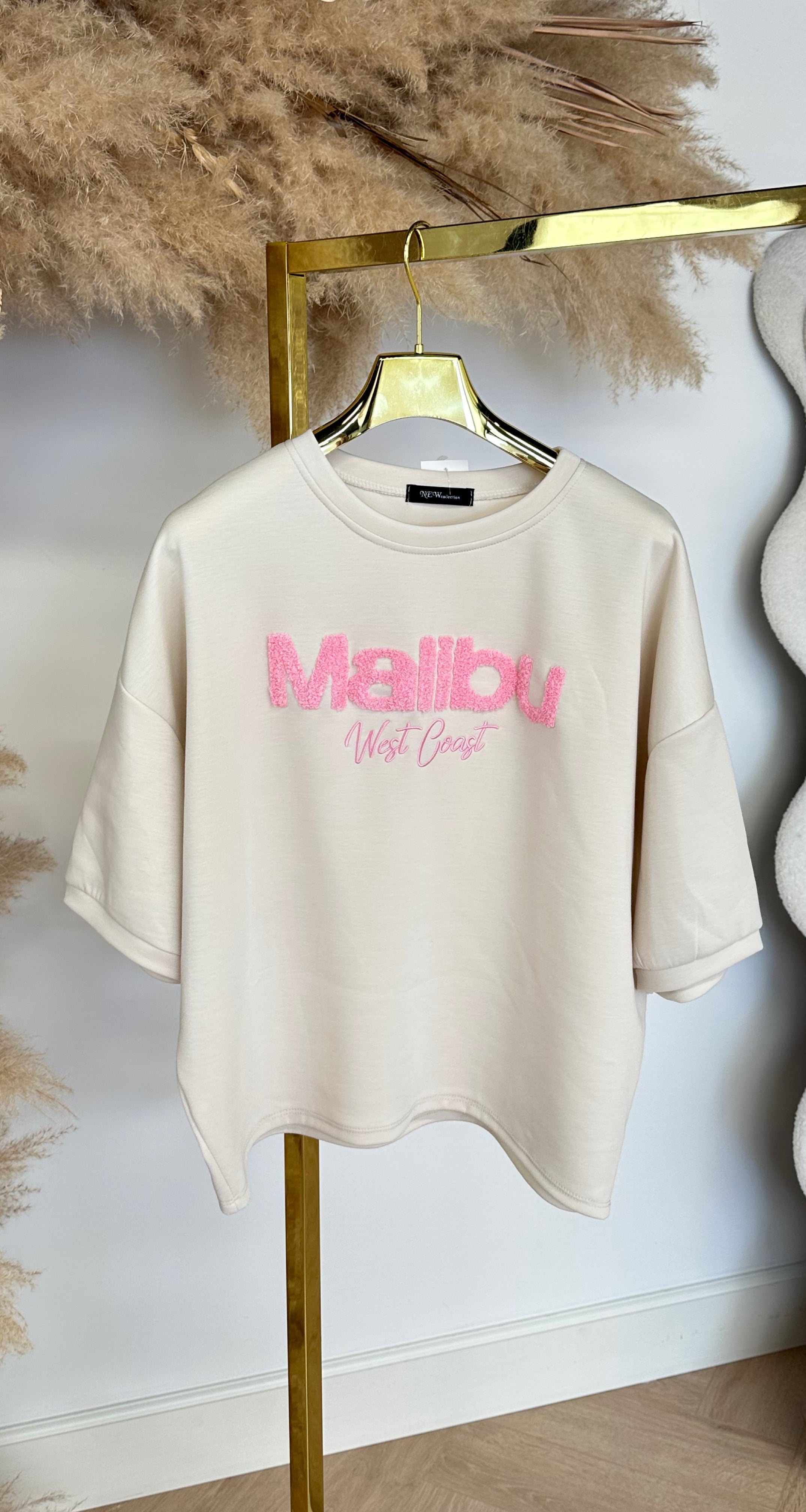 WEST COAST MALIBU TEE LIGHTBEIGE