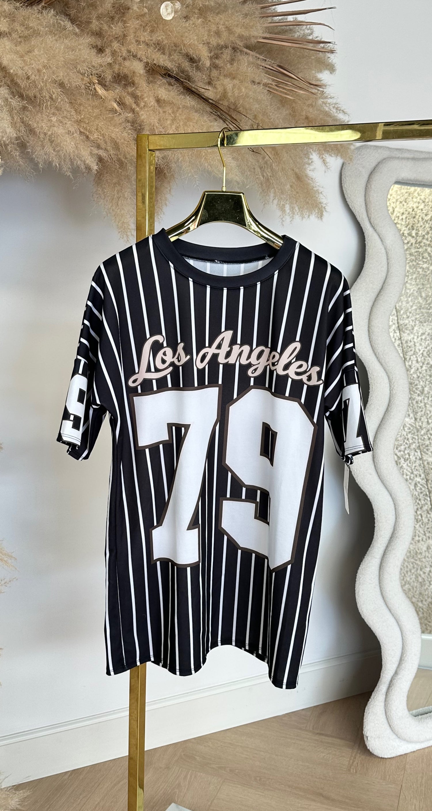 BASY STRIPE SHIRT BLACK