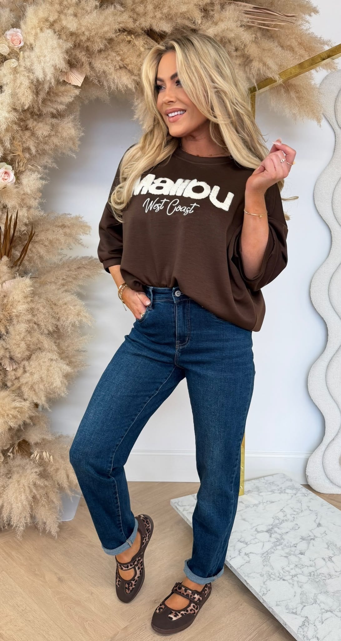 WEST COAST MALIBU TEE CHOCO