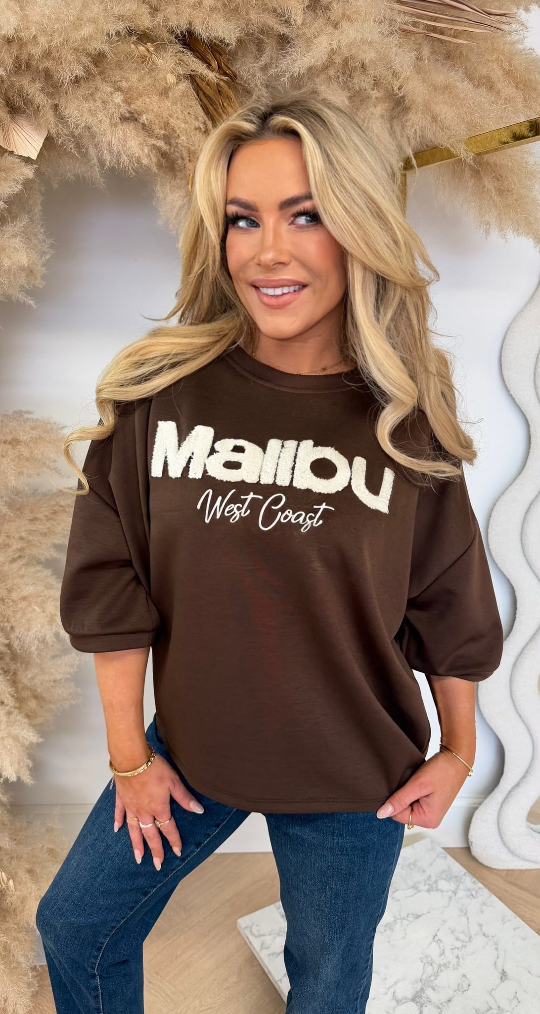 WEST COAST MALIBU TEE CHOCO