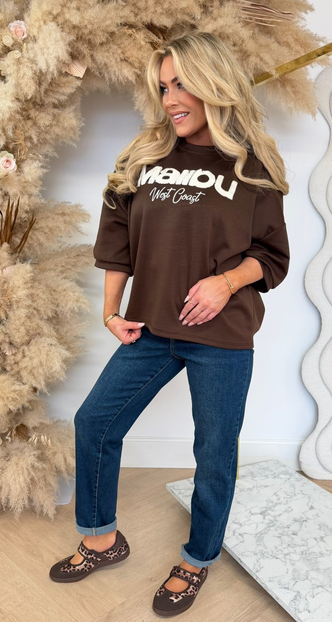 WEST COAST MALIBU TEE CHOCO
