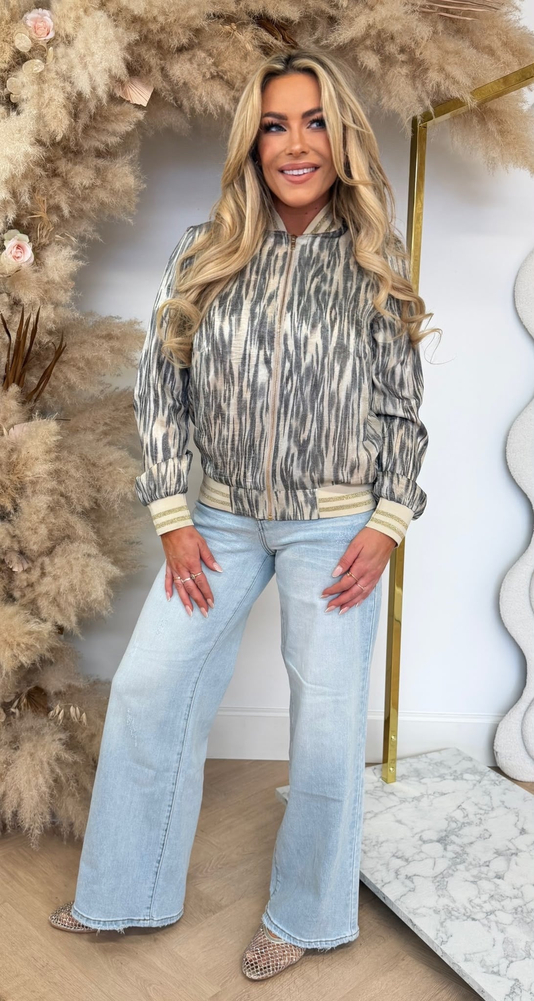 SHINY VESTJE 198740-4 BEIGE