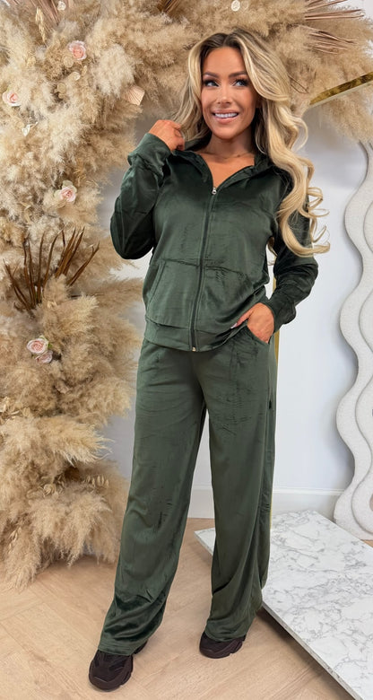 VELVET SET 1018 GREEN