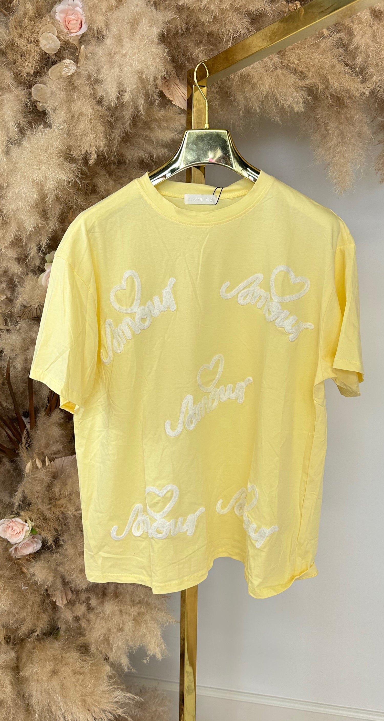 AMOUR TEE R7457 YELLOW