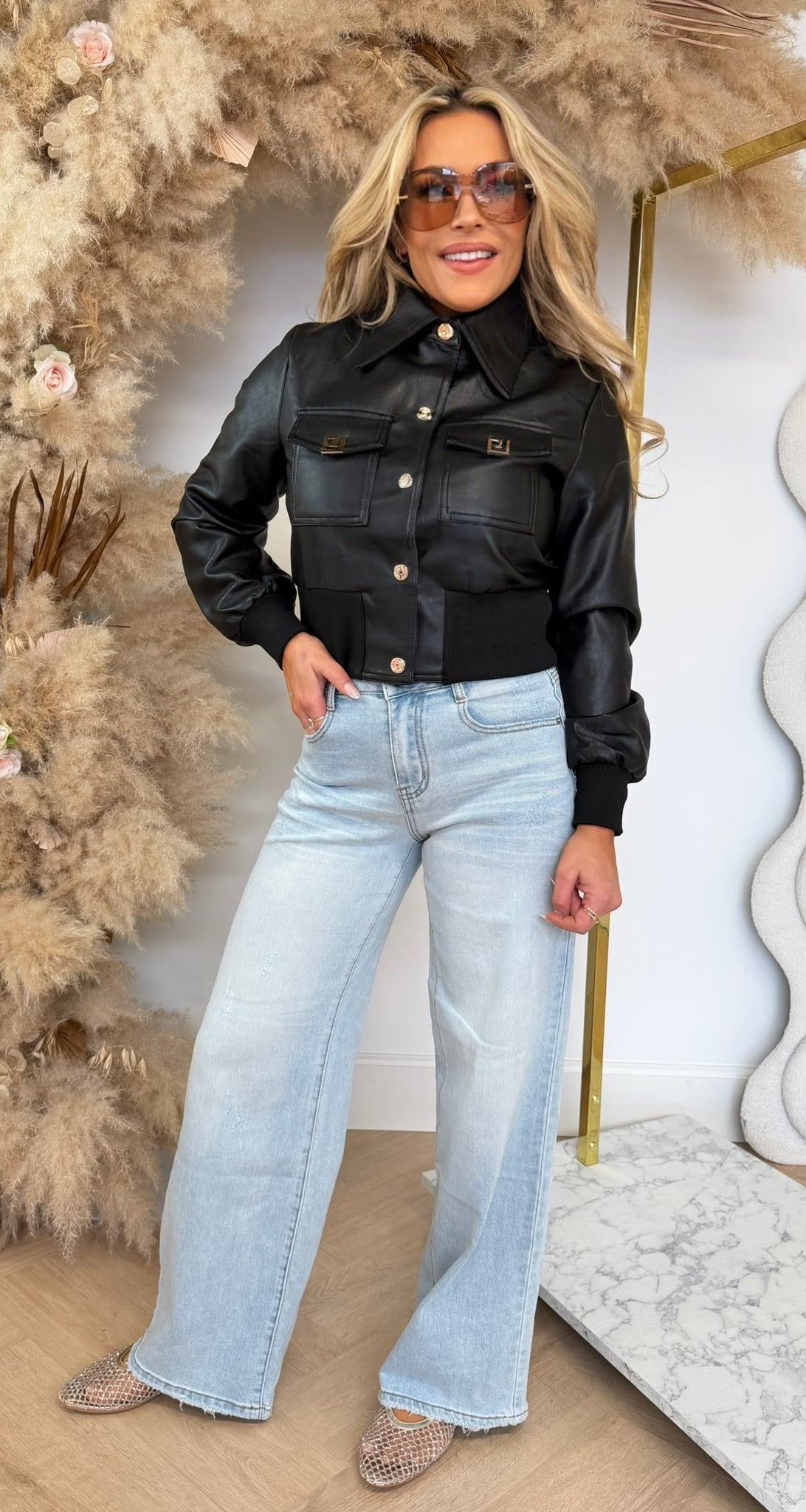 GLAMOUR GOLDY JACKET 4750 BLACK