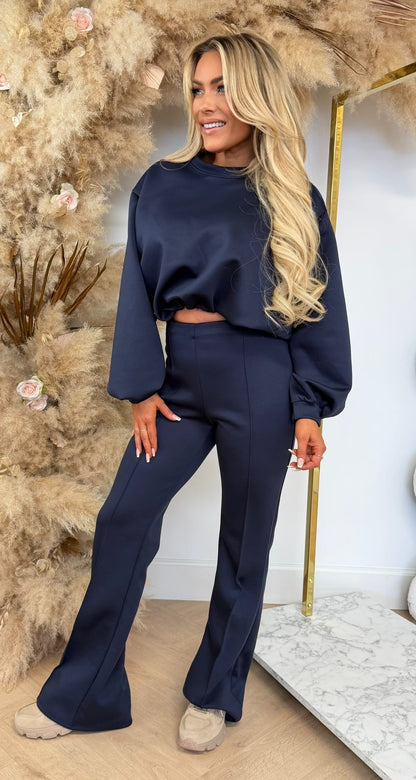 MELANIE PUFFY SET NAVY
