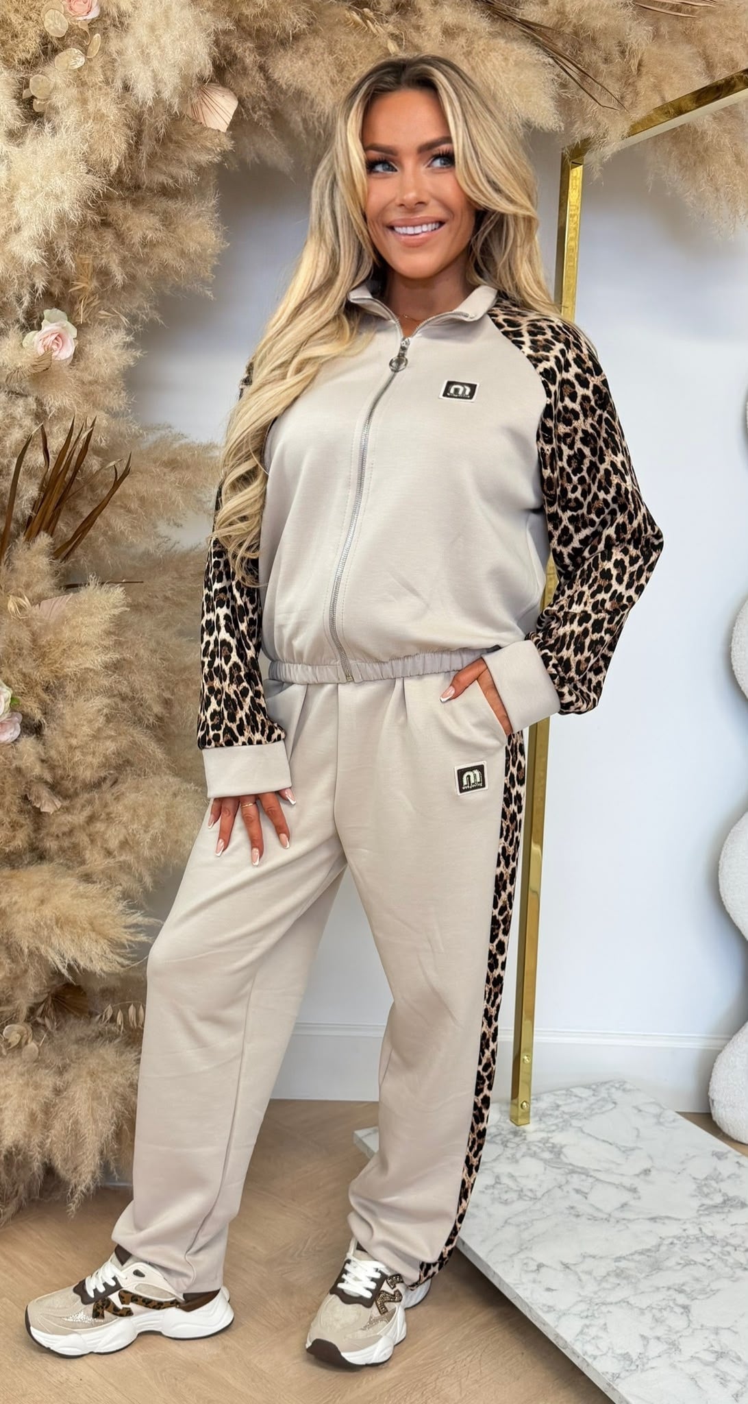 MONICA LEO SET BEIGE